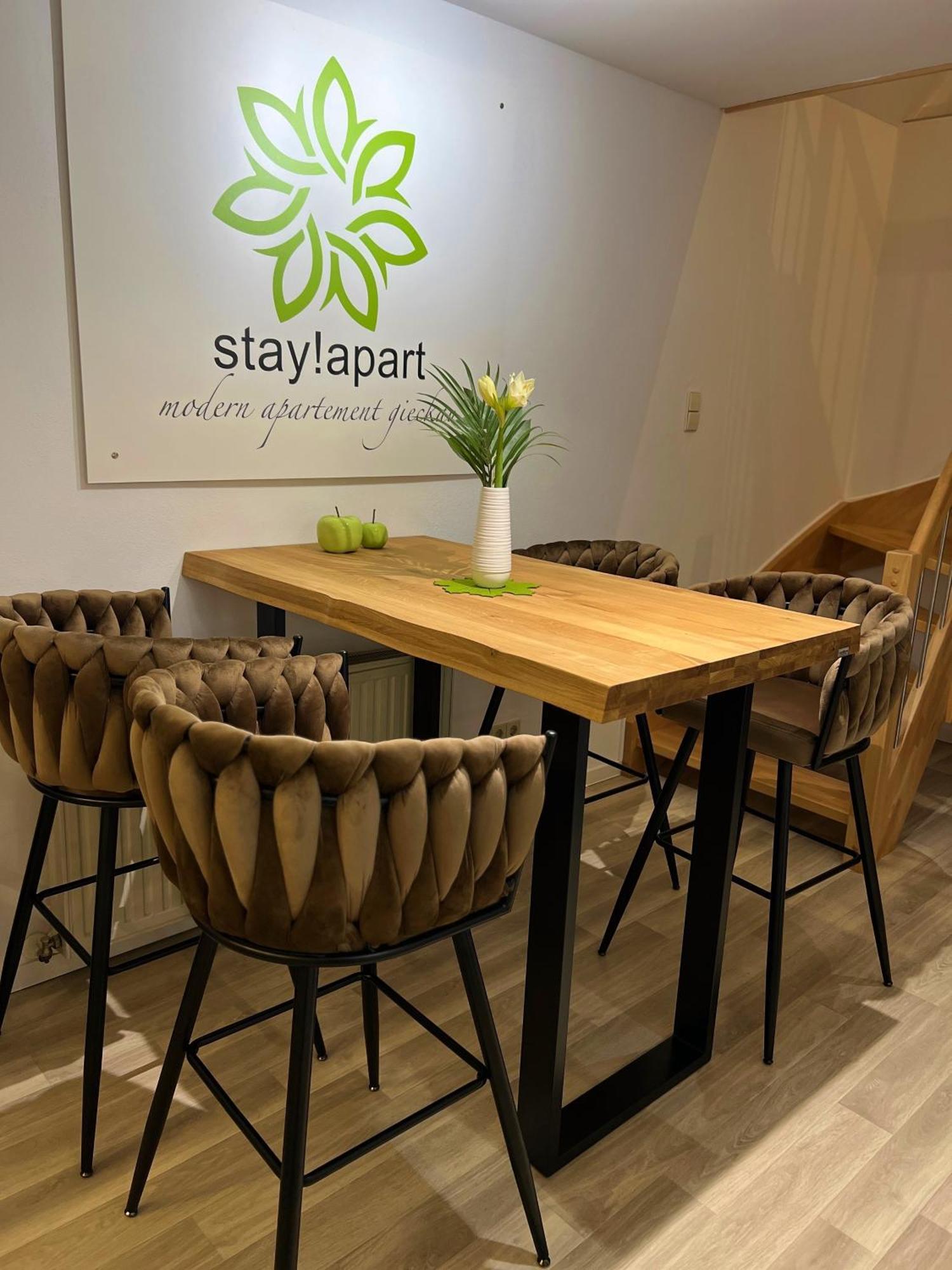 Stay!Apart Gieckau 萨勒河畔瑙姆堡 外观 照片